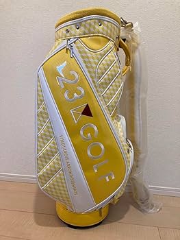 ゴルフ　キャディバック　23区　成田美寿々コラボモデル　イエロー ゴルフ キャディバック 23区 成田美寿々コラボモデル イエロー